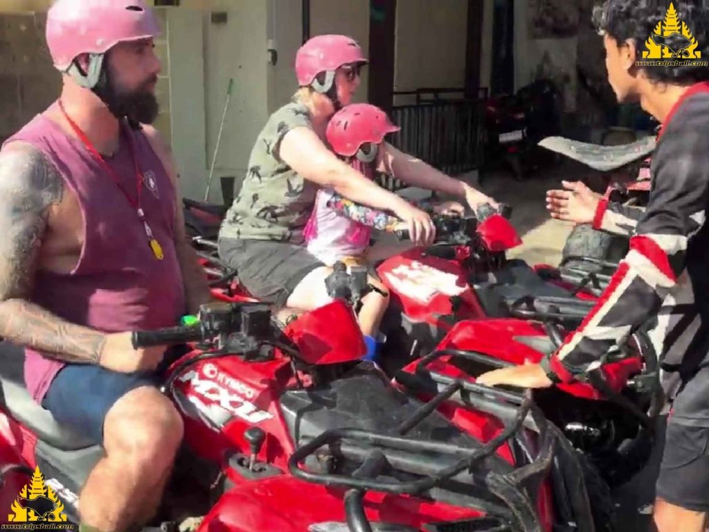 ATV Bali King Adventure Briefing, bali atv cave adventure, bali quad, ubud atv