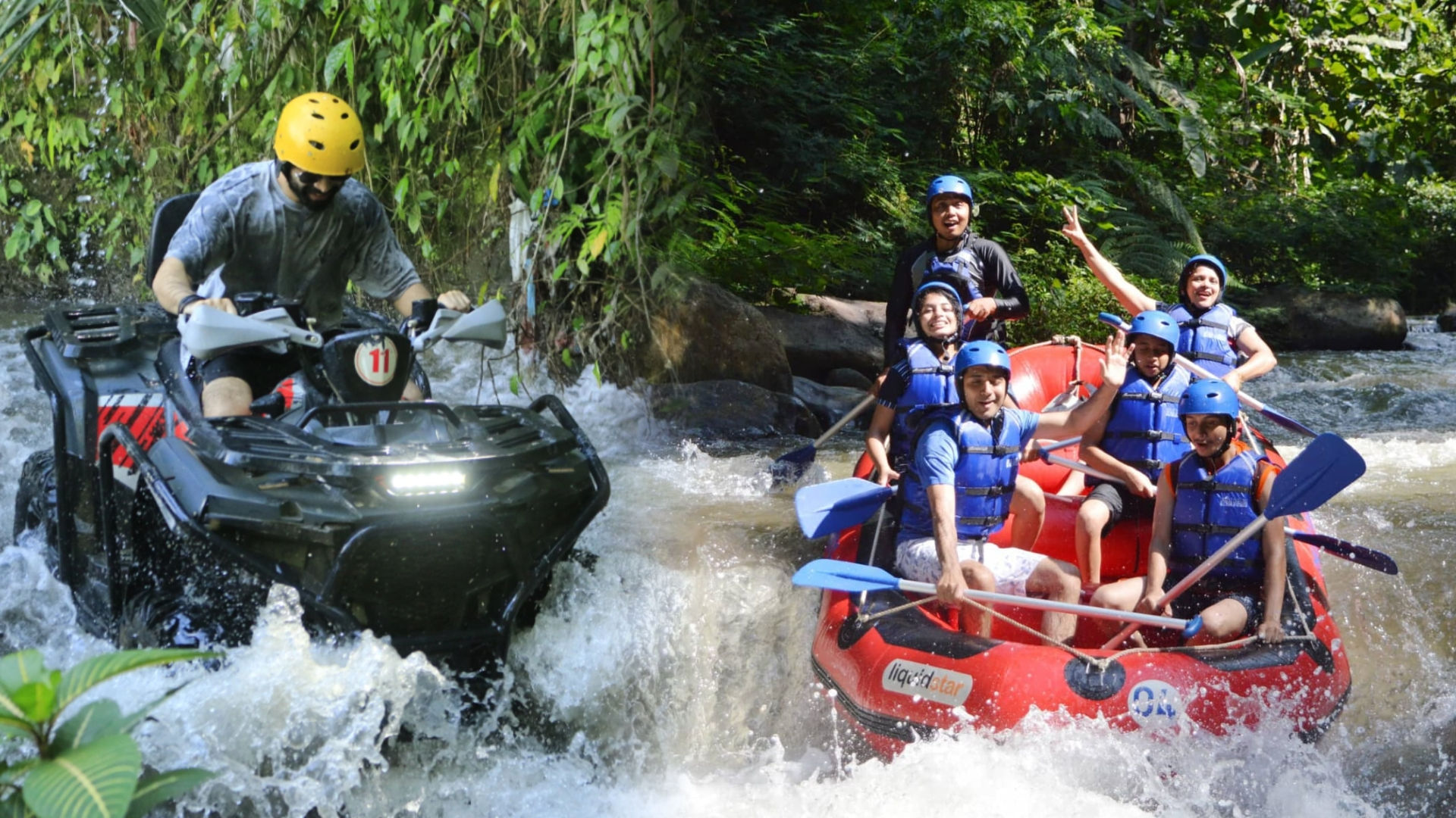 Bali ATV and Rafting Package